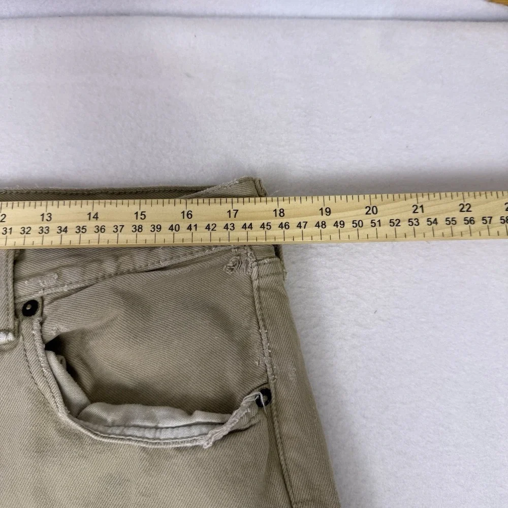 Vtg Levi's 501 Tan Khaki Twill Jeans Made in USA Mens 36x32 Button‎ Fly
